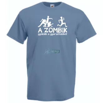   A Zombik gyűlölik a gyorsételeket férfi rövid ujjú póló