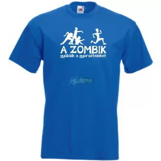   A Zombik gyűlölik a gyorsételeket férfi rövid ujjú póló