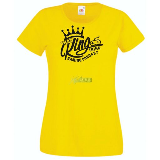 A játékok királya női rövid ujjú póló