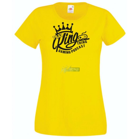 A játékok királya női rövid ujjú póló