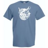 GTA stencil minima férfi rövid ujjú póló