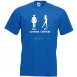 Te barátnőd, Én barátnőm! férfi rövid ujjú póló