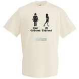 Te barátnőd, Én barátnőm! férfi rövid ujjú póló