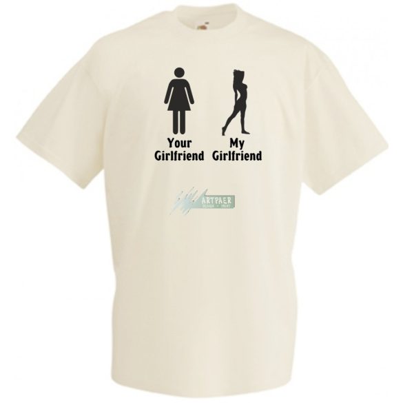 Te barátnőd, Én barátnőm! férfi rövid ujjú póló