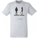 Te barátnőd, Én barátnőm! férfi rövid ujjú póló