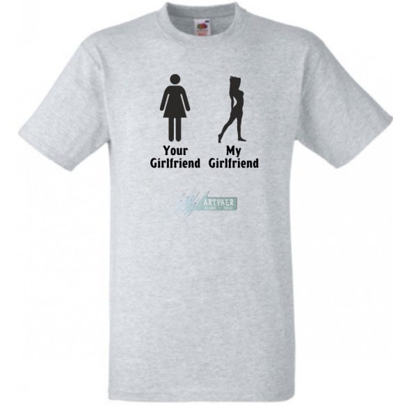 Te barátnőd, Én barátnőm! férfi rövid ujjú póló