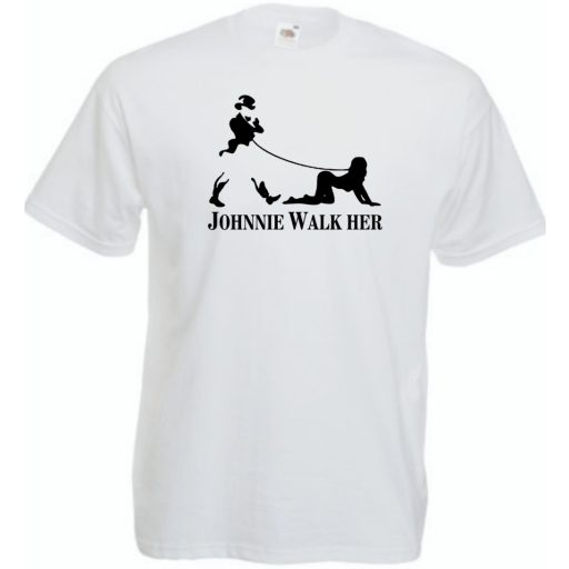 Humor - Johnnie Walk Her férfi rövid ujjú póló