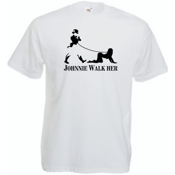 Humor - Johnnie Walk Her férfi rövid ujjú póló