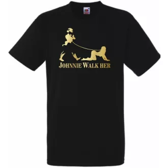 Humor - Johnnie Walk Her férfi rövid ujjú póló