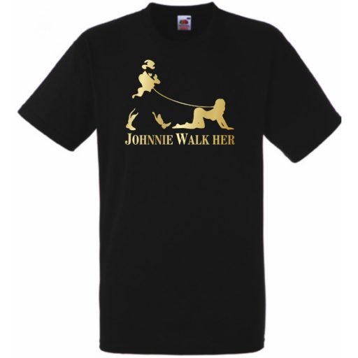 Humor - Johnnie Walk Her férfi rövid ujjú póló