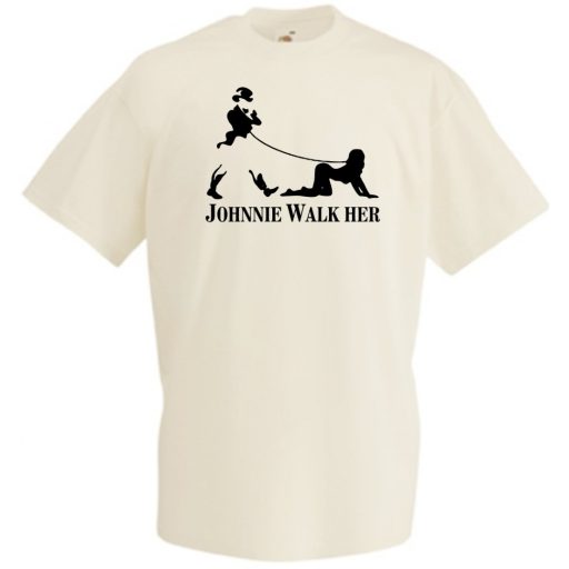 Humor - Johnnie Walk Her férfi rövid ujjú póló