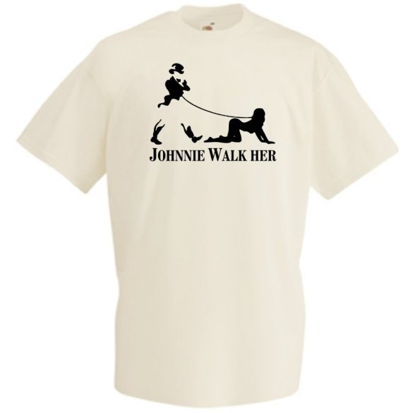 Humor - Johnnie Walk Her férfi rövid ujjú póló