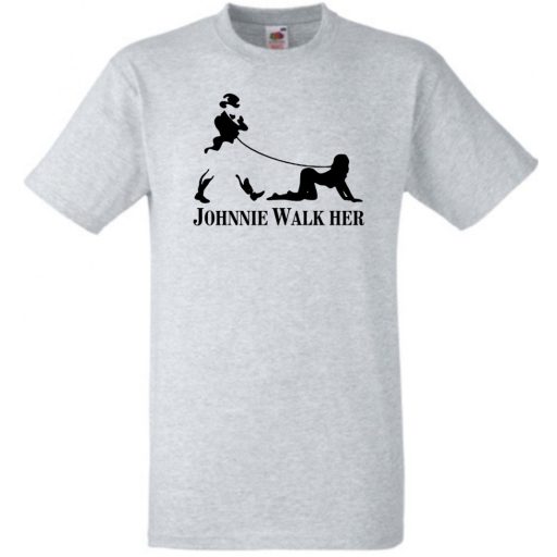 Humor - Johnnie Walk Her férfi rövid ujjú póló
