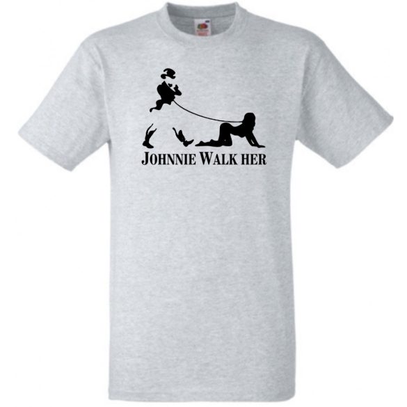 Humor - Johnnie Walk Her férfi rövid ujjú póló