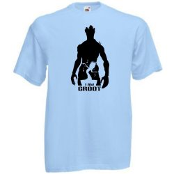   Hősök "I Am Groot" minima férfi rövid ujjú póló