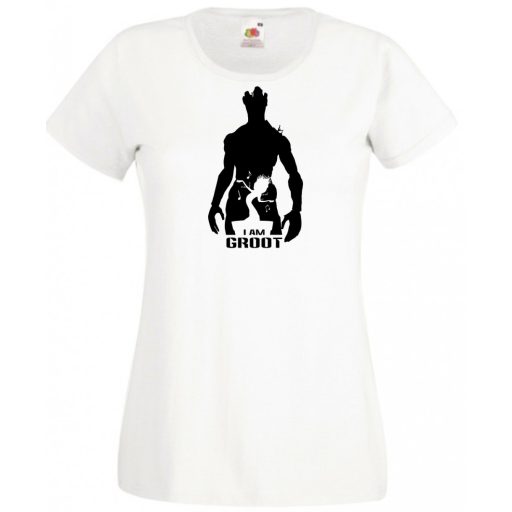 Hősök "I Am Groot" minima női rövid ujjú póló