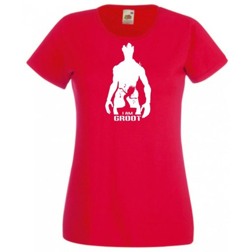 Hősök "I Am Groot" minima női rövid ujjú póló