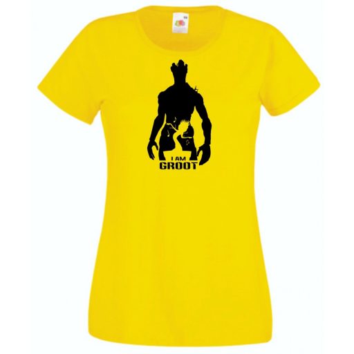 Hősök "I Am Groot" minima női rövid ujjú póló