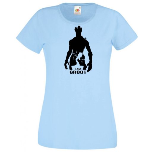 Hősök "I Am Groot" minima női rövid ujjú póló