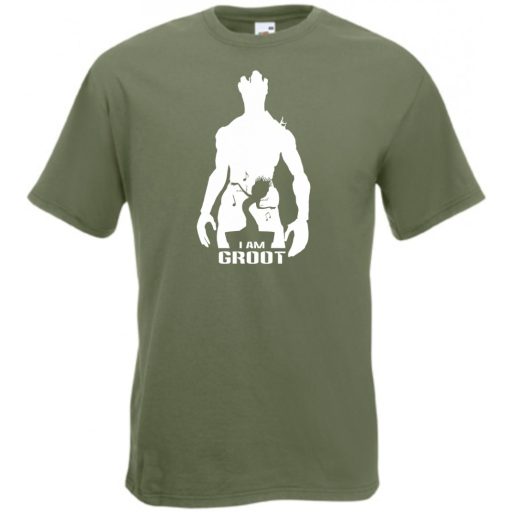 Hősök "I Am Groot" minima férfi rövid ujjú póló