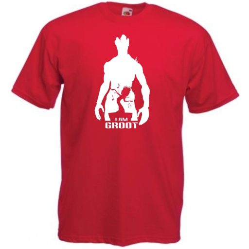 Hősök "I Am Groot" minima férfi rövid ujjú póló