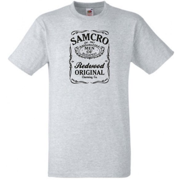 SAMCRO Men of Budapest férfi rövid ujjú póló
