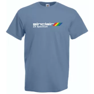 Retro Sinclair ZX Spectrum férfi rövid ujjú póló