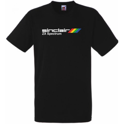 Retro Sinclair ZX Spectrum férfi rövid ujjú póló