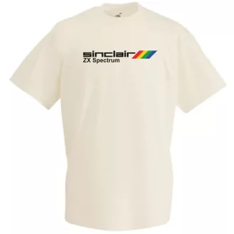 Retro Sinclair ZX Spectrum férfi rövid ujjú póló