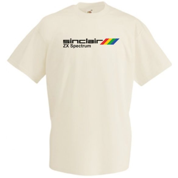 Retro Sinclair ZX Spectrum férfi rövid ujjú póló