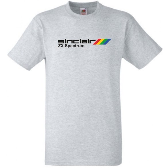 Retro Sinclair ZX Spectrum férfi rövid ujjú póló