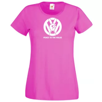 Békét az embereknek VW női rövid ujjú póló