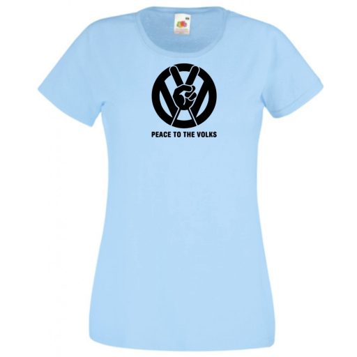 Békét az embereknek VW női rövid ujjú póló
