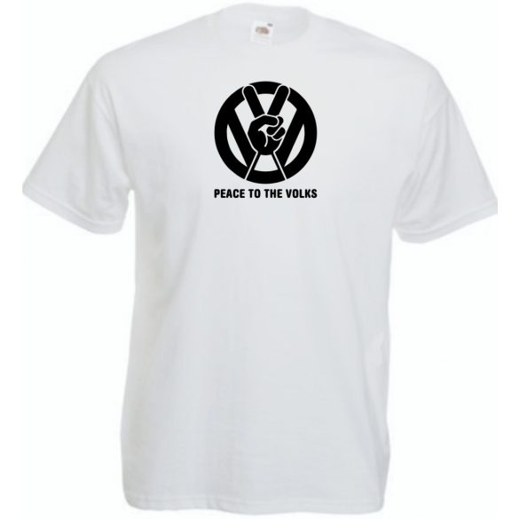 Békét az embereknek VW férfi rövid ujjú póló