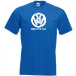 Békét az embereknek VW férfi rövid ujjú póló