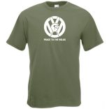 Békét az embereknek VW férfi rövid ujjú póló