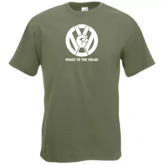 Békét az embereknek VW férfi rövid ujjú póló