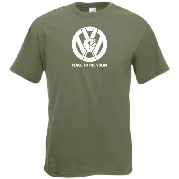 Békét az embereknek VW férfi rövid ujjú póló