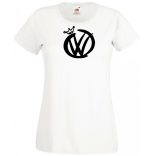 Auto fan VW király női rövid ujjú póló