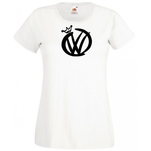 Auto fan VW király női rövid ujjú póló