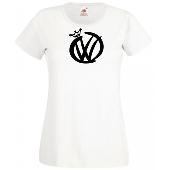 Auto fan VW király női rövid ujjú póló