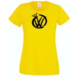 Auto fan VW király női rövid ujjú póló