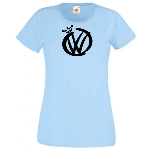 Auto fan VW király női rövid ujjú póló