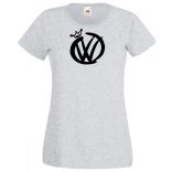 Auto fan VW király női rövid ujjú póló