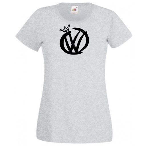 Auto fan VW király női rövid ujjú póló