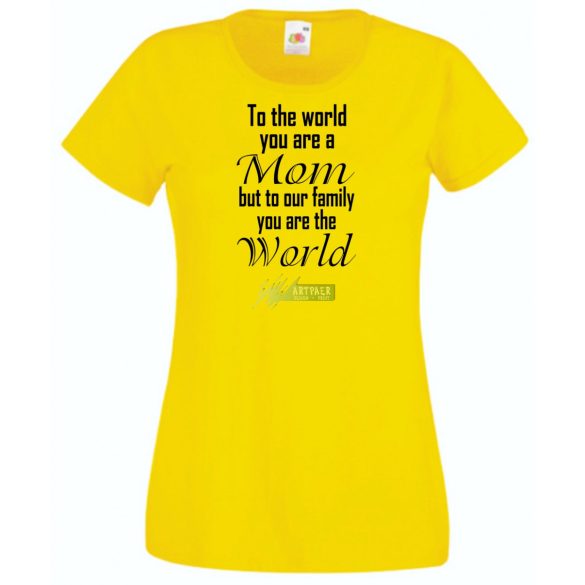 Anya Nagyvilág - angol női rövid ujjú póló