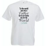 Apa - Nagyvilág - angol férfi rövid ujjú póló