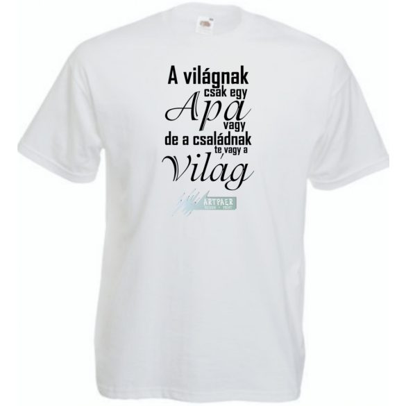 Apa - Nagyvilág férfi rövid ujjú póló