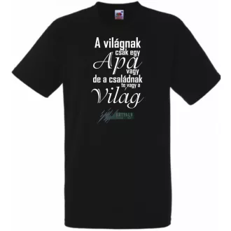 Apa - Nagyvilág férfi rövid ujjú póló