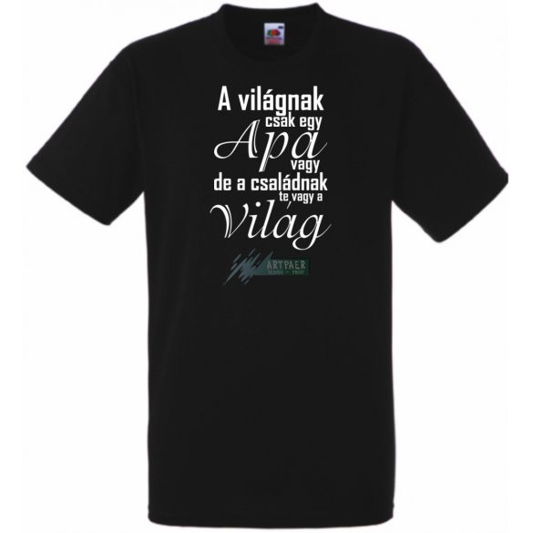 Apa - Nagyvilág férfi rövid ujjú póló